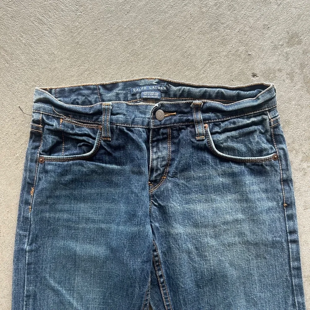Vintage Ralph Lauren Bootcut Jeans Women's 28x34 Blue Medium Wash Denim Flare